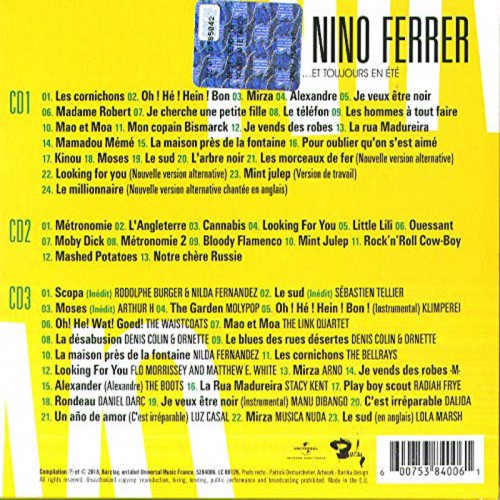 NINO FERRER  "ET TOUJOURS EN ETE - BEST OF"