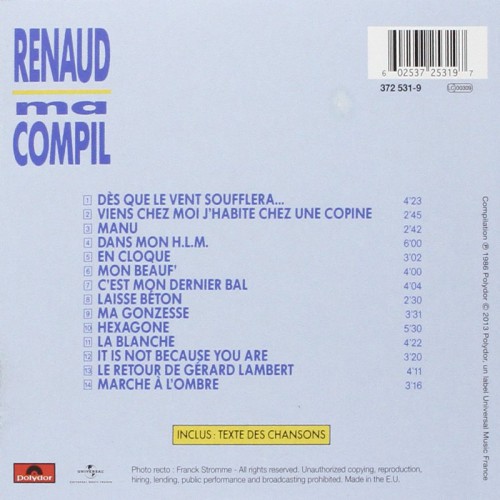 RENAUD   "MA COMPIL"