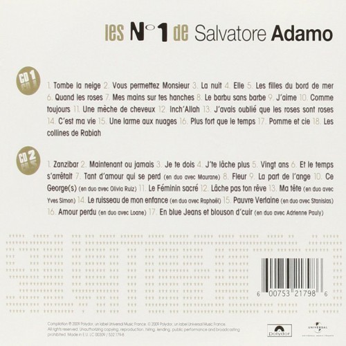 SALVATORE ADAMO  "LES N°1"