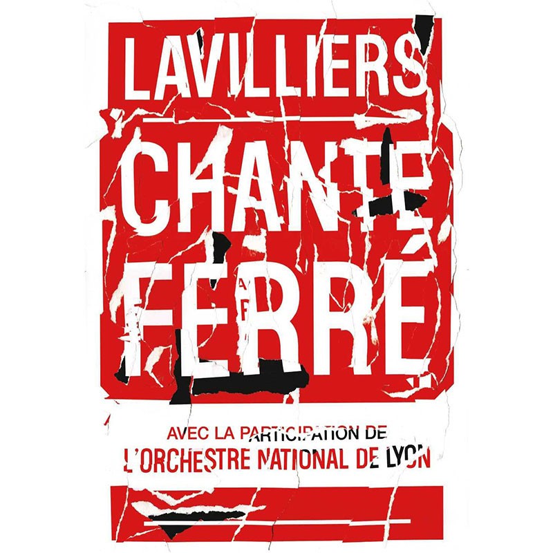 BERNARD LAVILLIERS  "LAVILLIERS CHANTE FERRE" DVD