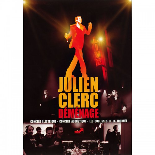 JULIEN CLERC  "JULIEN DÉMÉNAGE"  DVD