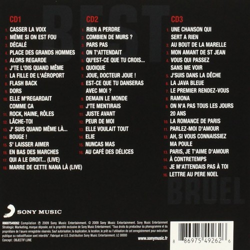 PATRICK BRUEL  "BEST OF 3CD"