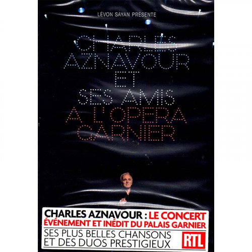 CHARLES AZNAVOUR "CHARLES AZNAVOUR ET SES AMIS AU PALAIS GARNIER" DVD