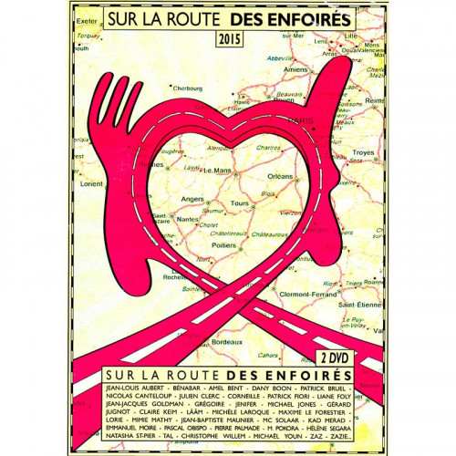 LES ENFOIRÉS "SUR LA ROUTE DES ENFOIRÉS 2015" DVD