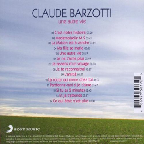 CLAUDE BARZOTTI  "UNE AUTRE VIE"