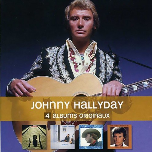 JOHNNY HALLIDAY  "4 ALBUMS ORIGINAUX"