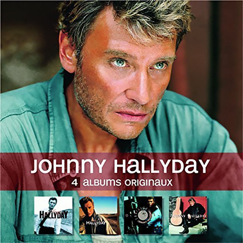 JOHNNY HALLIDAY  "4 ALBUMS ORIGINAUX"