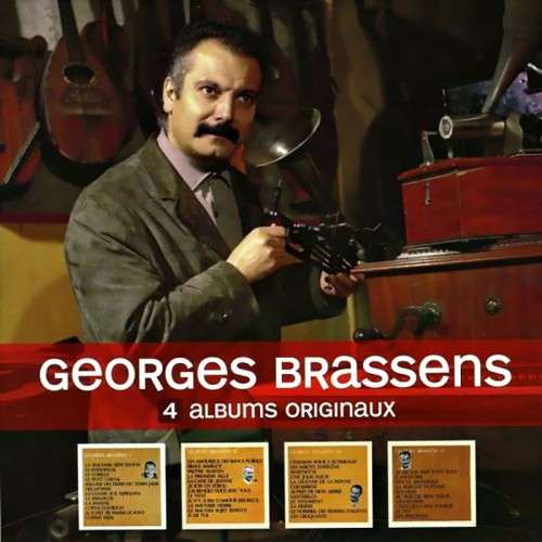 GEORGES BRASSENS  "4 ALBUMS ORIGINAUX"