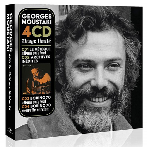 GEORGES MOUSTAKI  "COFFRET 4CD : LE MÉTÈQUE & BOBINO 70"