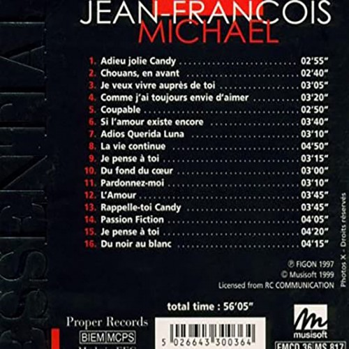 JEAN-FRANCOIS MICHAEL  "ESSENTIAL MASTERS"